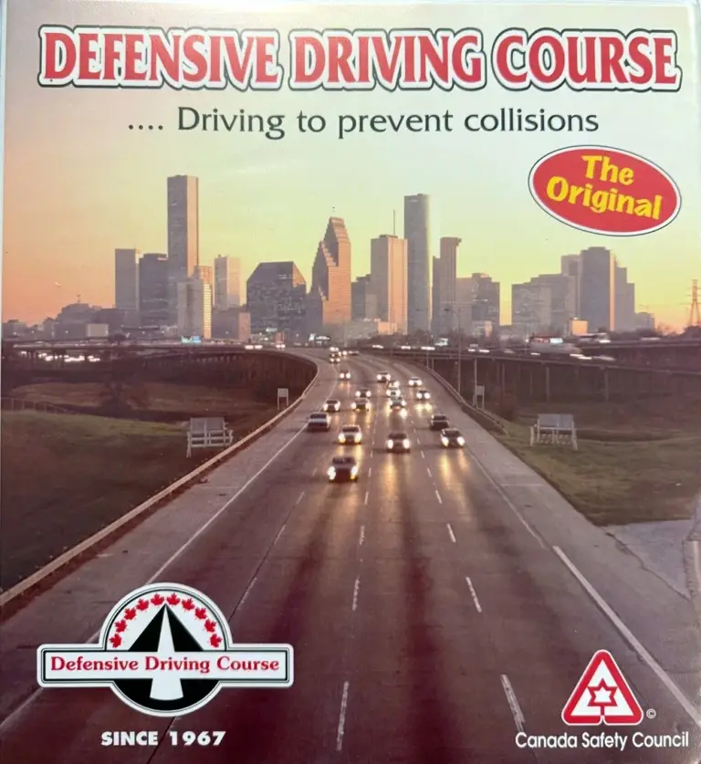 Canada Safety Council Defensive Driving Course binder